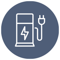 EV charging icon